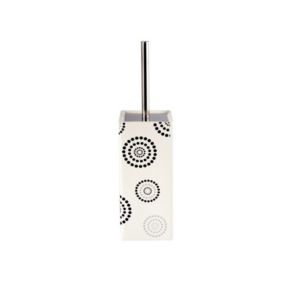 Brosse wc avec support Céramique DOTS à Motifs MSV