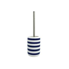 Brosse wc avec support Céramique SEAUVILLE Bleu MSV  Blanc MSV