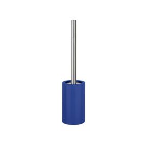 Brosse Wc avec support Céramique TUBE Bleu Navy Spirella