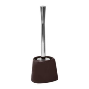 Brosse WC avec support conique Marron