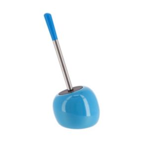 Brosse WC avec support en Dolomite Turquoise