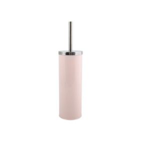 Brosse Wc avec support Inox  Acier Rose Pastel MSV