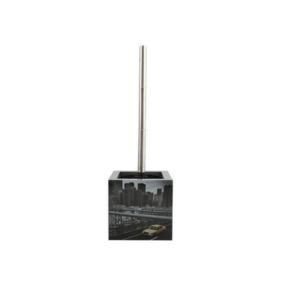 Brosse Wc avec support MDF  Inox New York MSV