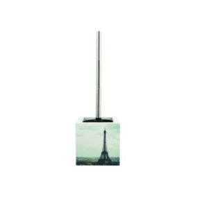 Brosse Wc avec support MDF  Inox Tour Eiffel MSV