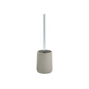 Brosse Wc avec support Polyrésine NORDEN Gris Clair MSV