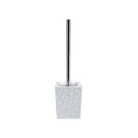 Brosse Wc avec support Polyresine AGDA Blanc Spirella