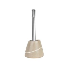 Brosse Wc avec support Polyresine ETNA Beige Sable Spirella