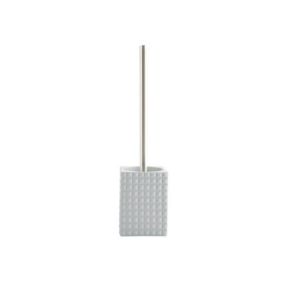 Brosse Wc avec support Polyresine KUBIK Gris Clair MSV