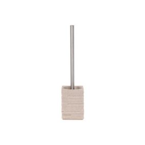 Brosse Wc avec support Polyresine LUND Beige MSV