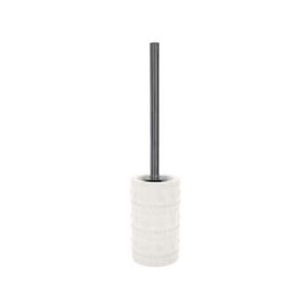 Brosse Wc avec support Porcelaine RELIEF Blanc Spirella