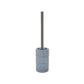 Brosse Wc avec support Porcelaine RELIEF Gris Spirella