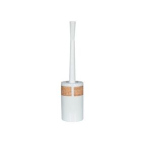 Brosse Wc avec support Porcelaine TUBE NATURE Blanc Spirella