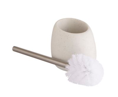 Double brosse wc blanche