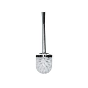 brosse wc de rechange chromé MAX LIGHT Blanc Spirella