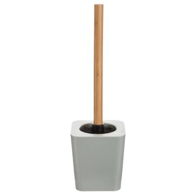 Brosse WC en bambou "Naturéo" blanc - 5five