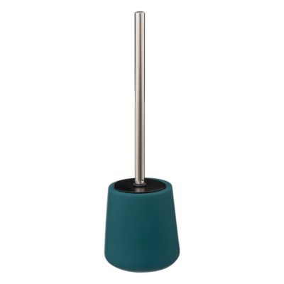 Brosse WC et pot ø12 x H.40 cm, bleu pétrôle, 5Fives