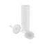 Brosse WC et support Gomma en polypropylène coloris blanc Ø9,3 x H.36 cm