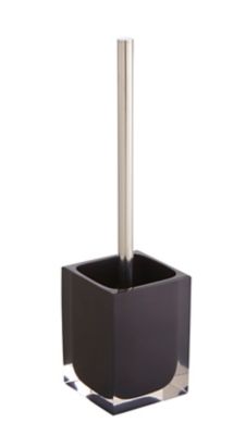 Berilo - Brosse de salle de wc Noir polystyrène 9,6 x 35 x 9,6 cm