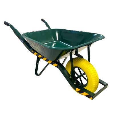 Brouette Cornière 85L Roue Increvable, Jusqu'à 250 Kg, Chariot de Transport, Poignets Ergonomique, Usage intensif, Acier galvanisé