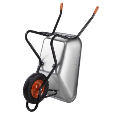 Brouette - FUXTEC FX-WB6404G - charge 120 kg volume 90 L acier galvanisé