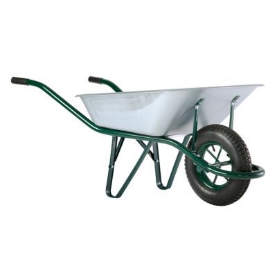 Brouette De Jardin TIMBERTECH - 100L, Pneu 40cm, Charge 210kg, Acier Galvanisé, Couleur Au Choix (rouge, Bleu, Vert)