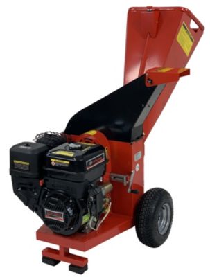 Broyeur de branches thermique 15 CV 100 mm  3 couteaux 3 mâchoires