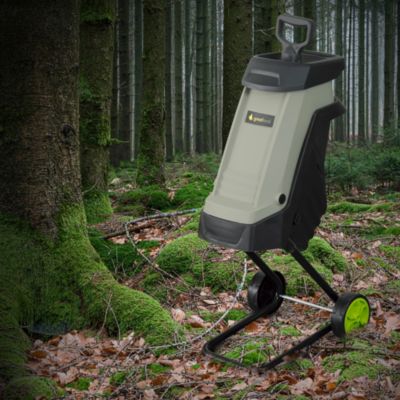 Broyeur de végétaux électrique 2400W - Sac 40 litres - Avec roues