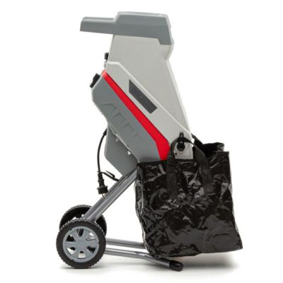 Broyeur de végétaux électrique 2500W 2 Lames acier trempé Branches jusqu'à 45mm Sac 45L IKRA