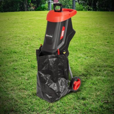 Broyeur de végétaux électrique 2600W avec sac récupérateur de 45L