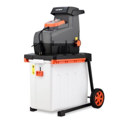 Broyeur de végétaux électrique FUXTEC FX-EGH2800B 2800 W, bac 60 L, coupe branches diametre 44mm, IPX4