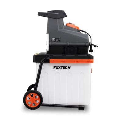 Broyeur de végétaux électrique FUXTEC FX-EGH2800B 2800 W, bac 60 L, coupe branches diametre 44mm, IPX4