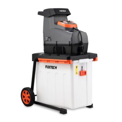 Broyeur de végétaux électrique FUXTEC FX-EGH2800B 2800 W, bac 60 L, coupe branches diametre 44mm, IPX4