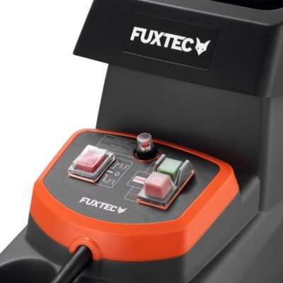 Broyeur de végétaux électrique FUXTEC FX-EGH2800B 2800 W, bac 60 L, coupe branches diametre 44mm, IPX4