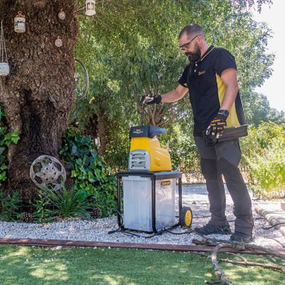 Broyeur de végétaux électrique GARLAND CHIPPER 355LE-V19 Jaune