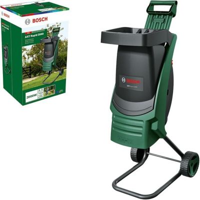 Broyeur de vegetaux 2000W pour broyage rapide et puissant
