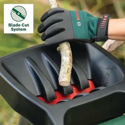 Broyeur de vegetaux 2000W pour broyage rapide et puissant
