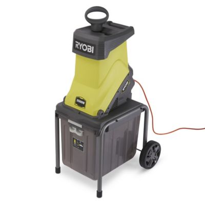 Broyeur de végétaux électrique filaire 2500 W, branche maxi 45 mm, bruit 106,5 dB(A), collecte 40 L, Ryobi RSH2545B