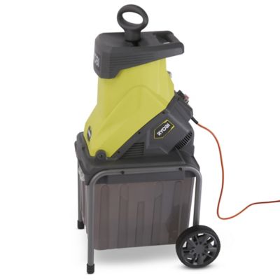Broyeur de végétaux électrique filaire 2500 W, branche maxi 45 mm, bruit 106,5 dB(A), collecte 40 L, Ryobi RSH2545B