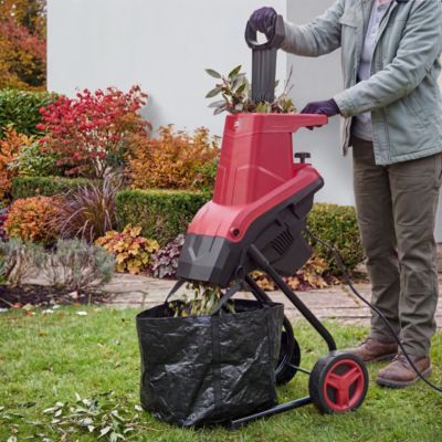 Broyeur de végétaux électrique filaire 2500W, branche maxi 45mm, bruit 112dB(A), Performance Power PPB1537SHR