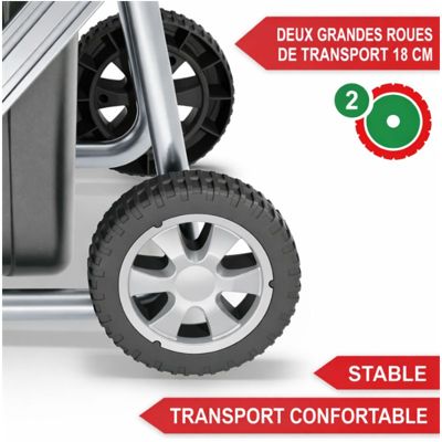Broyeur de vegetaux electrique RS2844  2800 W Bac collecteur 60 L
