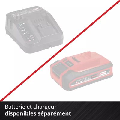 Broyeur de végétaux sans fil sans batterie 18 V, branche maxi 25 mm, bruit 100 dB(A), collecte 55 L, Einhell Redaxxo 36/25