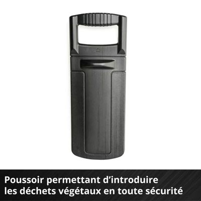 Broyeur de végétaux sans fil sans batterie 18 V, branche maxi 25 mm, bruit 100 dB(A), collecte 55 L, Einhell Redaxxo 36/25