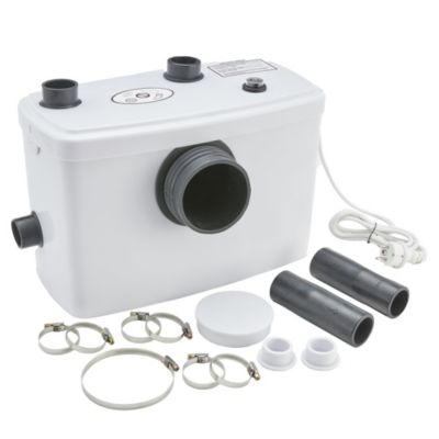 Broyeur Sanitaire 600W Pompe de Relevage WC Lavabo Douche 100l par min