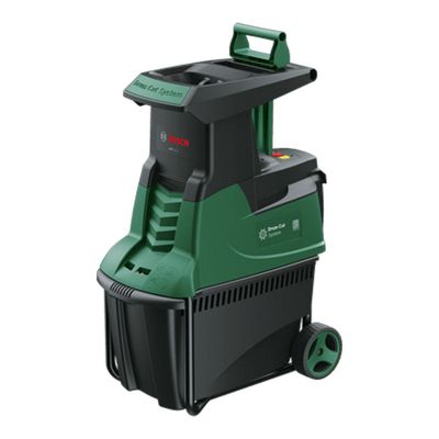 Broyeur silencieux AXT 22 D - broyeur de végétaux électrique 2 200 W, rotor porte-couteaux, bac 53 L