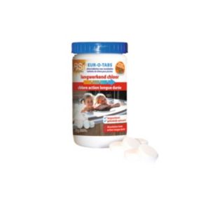 BSI - Chlore action longue durée ou chlore lent - Galets 20g - Dissolution lente - Désinfection - Piscine - Eur-O-Tabs - 1kg