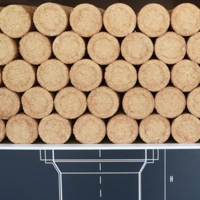 Buche de bois densifié ultra calorifique 7,5KG Woodstock 5Pcs