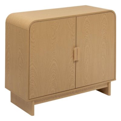 Atmosphera Buffet 2 Portes Cabras 94x86cm Blanc - Meuble Rangement Moderne