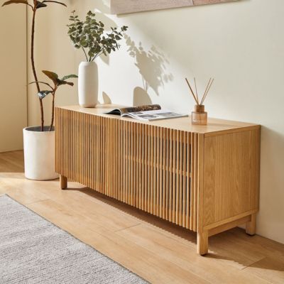 Buffet 2 portes bois/frêne 120 cm - Umea