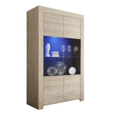 Buffet 2 portes, collection ZEFIR, coloris chene clair, parfait pour votre salle à manger