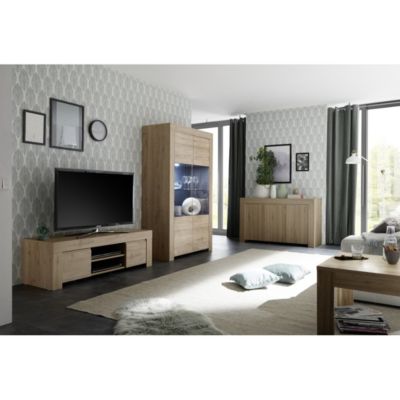 Buffet 2 portes, collection ZEFIR, coloris chene clair, parfait pour votre salle à manger